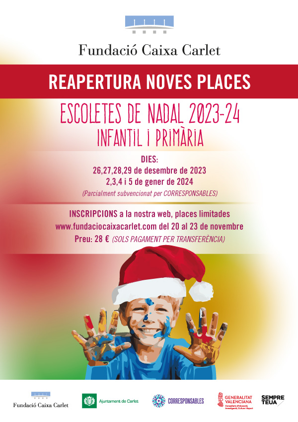 Escoletes de Nadal 2023-2024 Fundació Caixa Carlet
